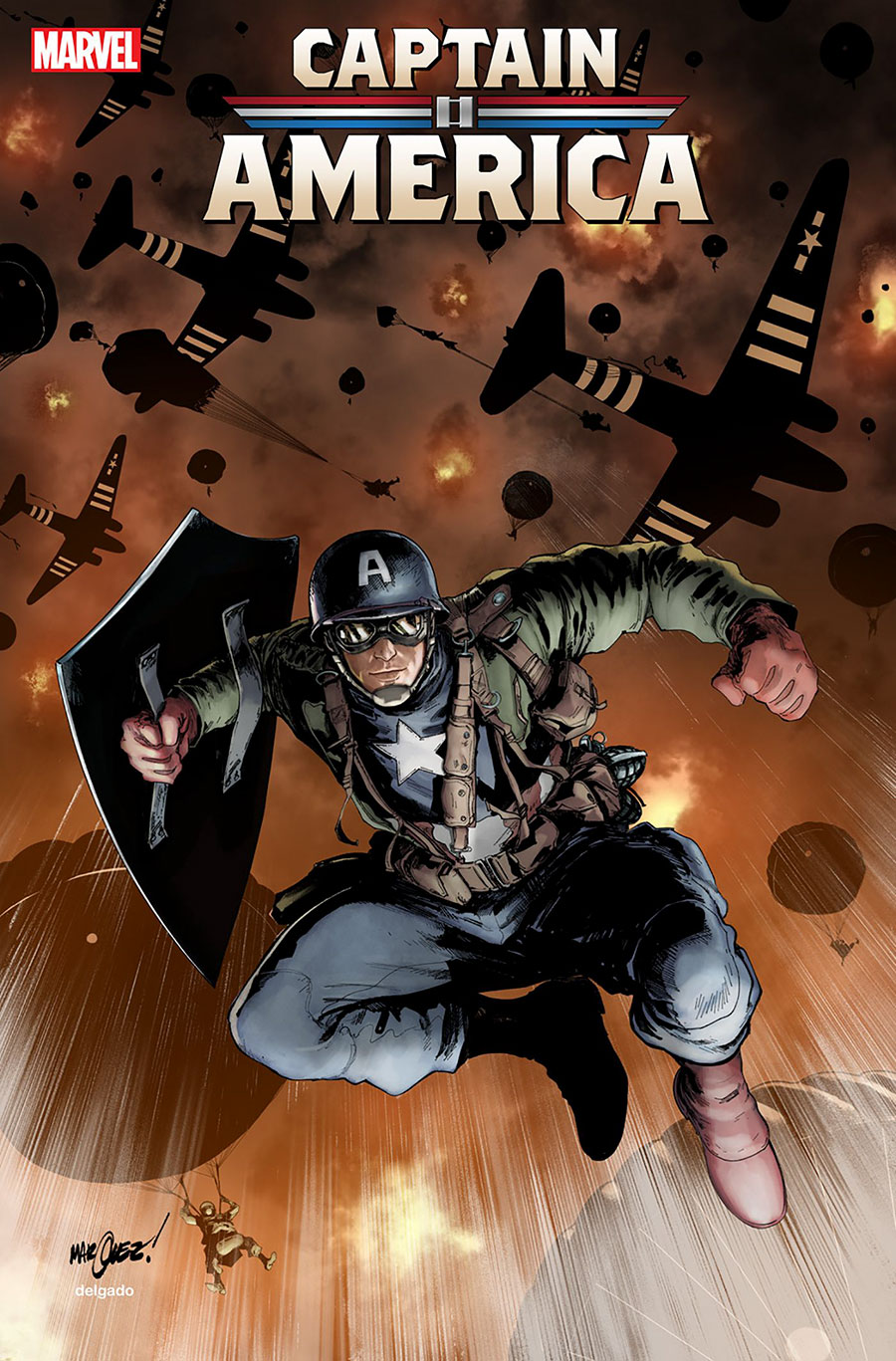 Captain America Vol 10 #6 Cover E Incentive David Marquez Variant Cover