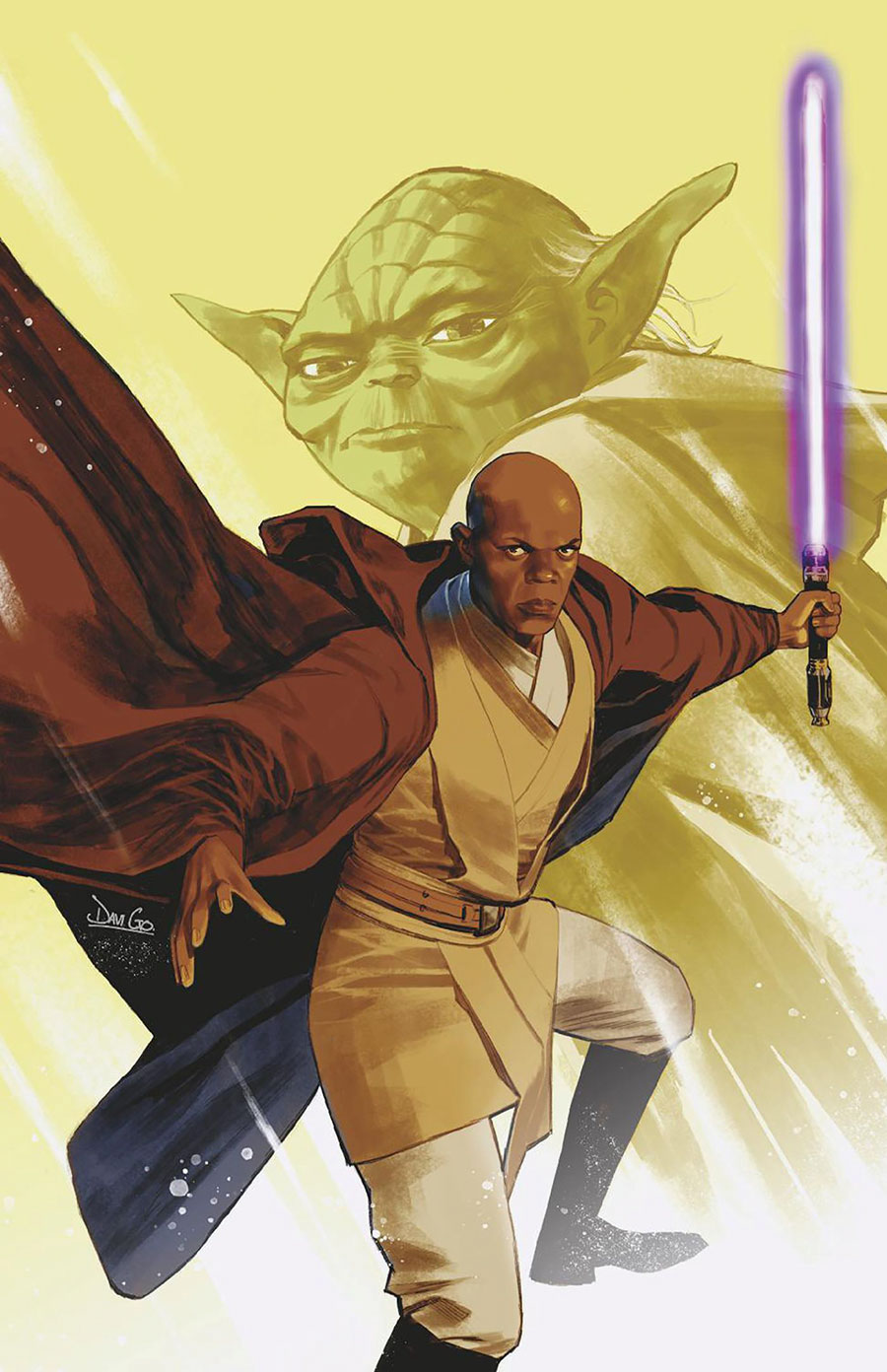 Star Wars Mace Windu #1 Cover E Incentive Davi Go Virgin Cover