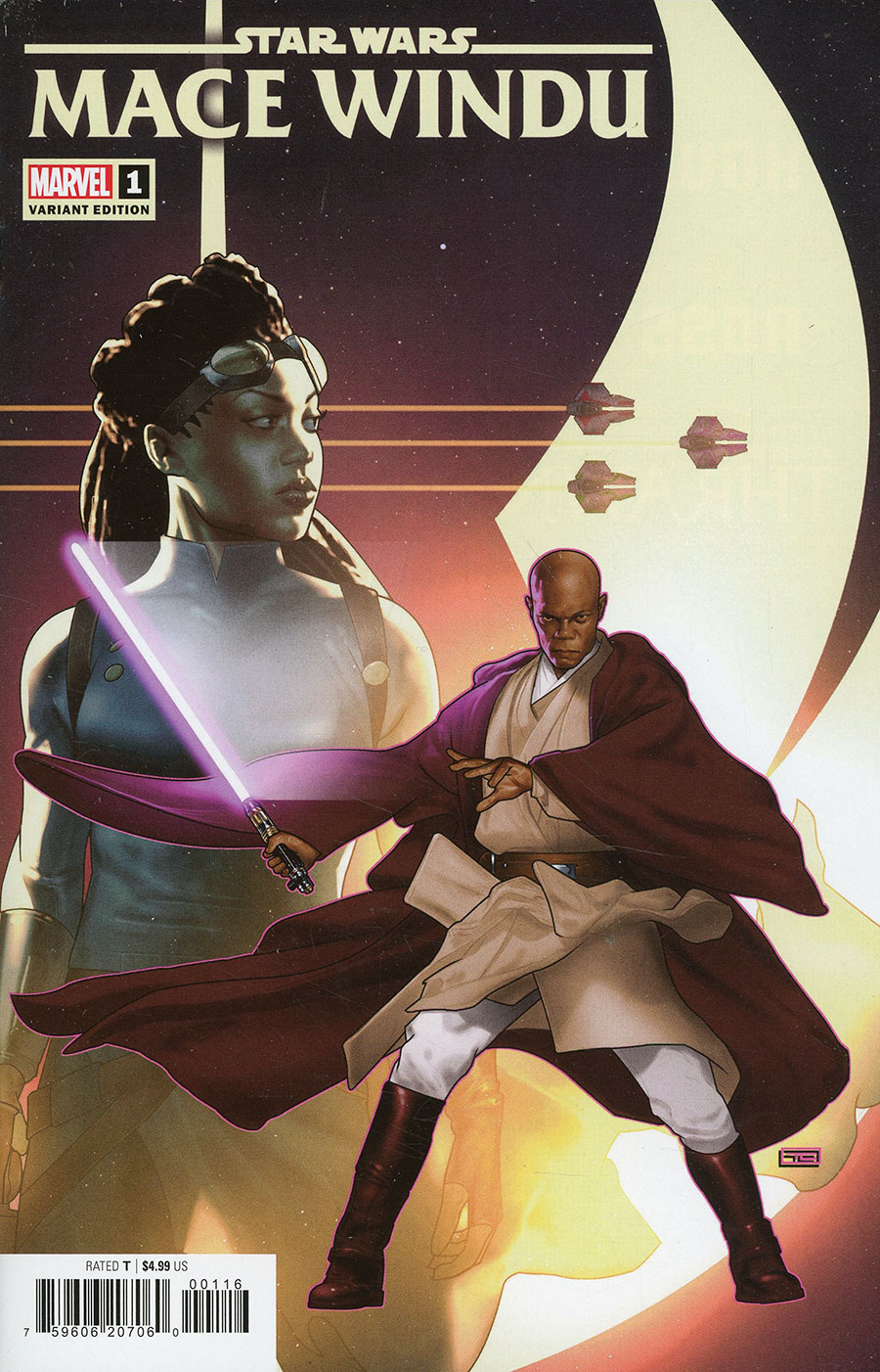 Star Wars Mace Windu #1 Cover D Incentive Taurin Clarke Variant Cover