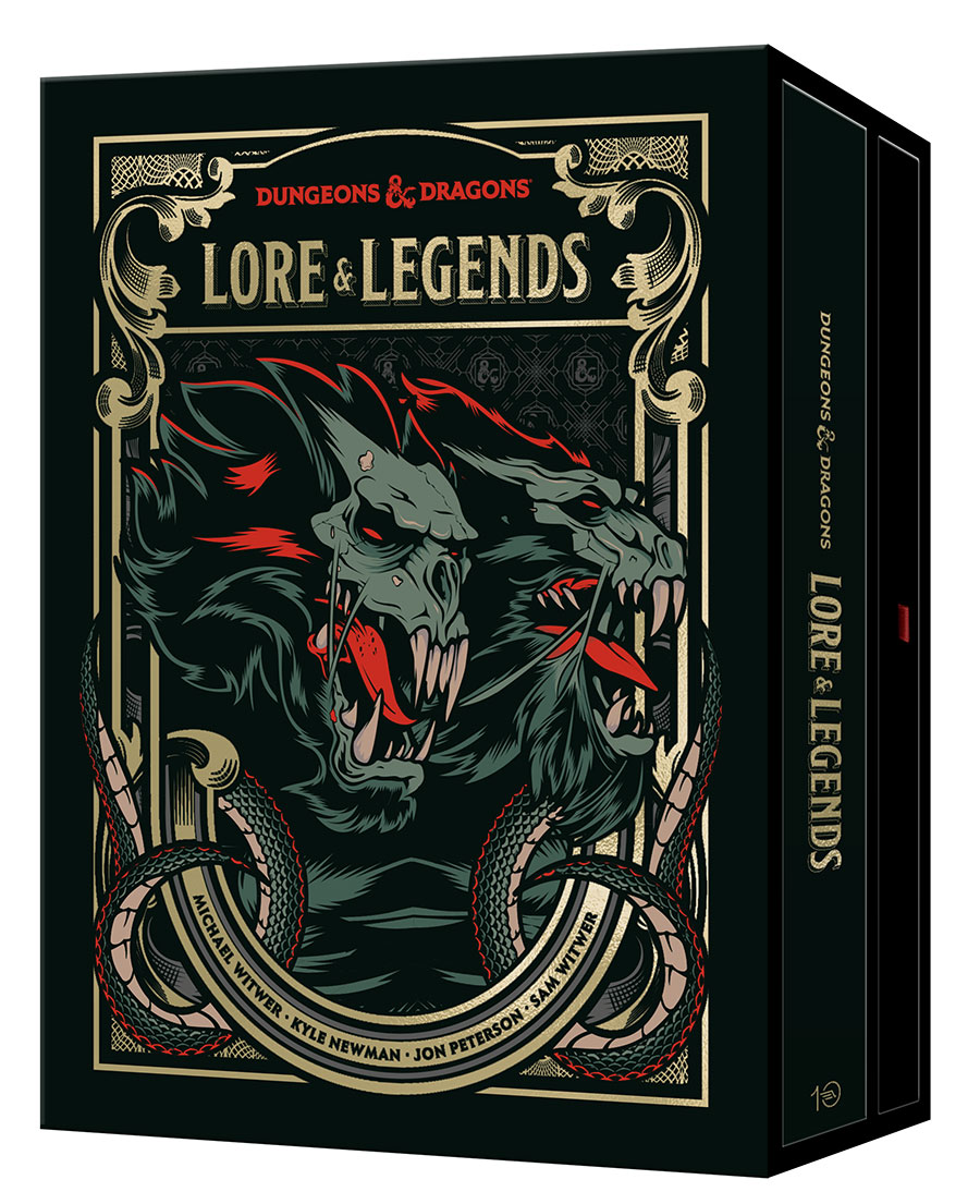 Dungeons & Dragons Lore & Legends A Visual Celebration of the Fifth Edition of the Worlds Greatest Roleplaying Game HC Special Edition Boxed Book & Ep
