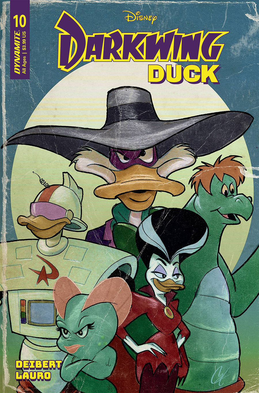 Darkwing Duck Vol 3 #10 Cover O Variant Cat Staggs Cover