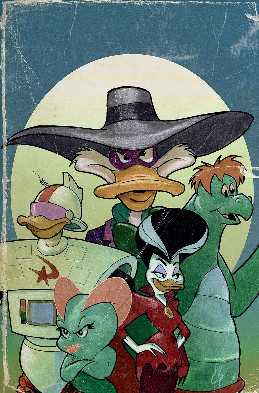 Darkwing Duck Vol 3 #10 Cover V Incentive Cat Staggs Virgin Cover