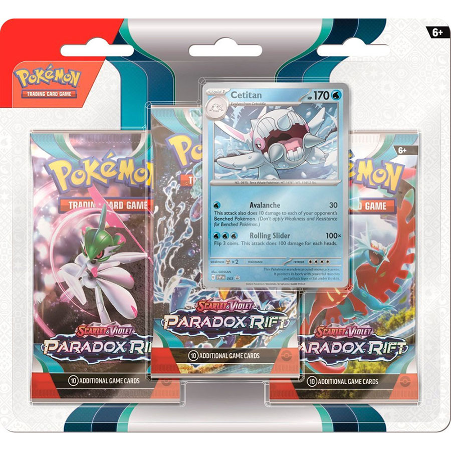 Pokemon Scarlet & Violet Paradox Rift 3-Pack Blister Pack