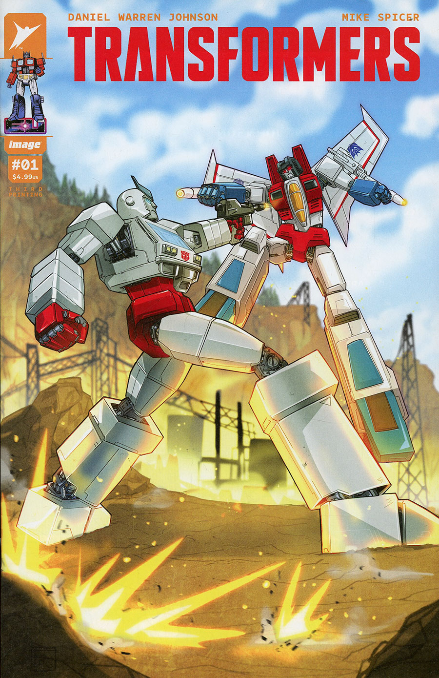 Transformers Vol 5 #1 Cover O 3rd Ptg 