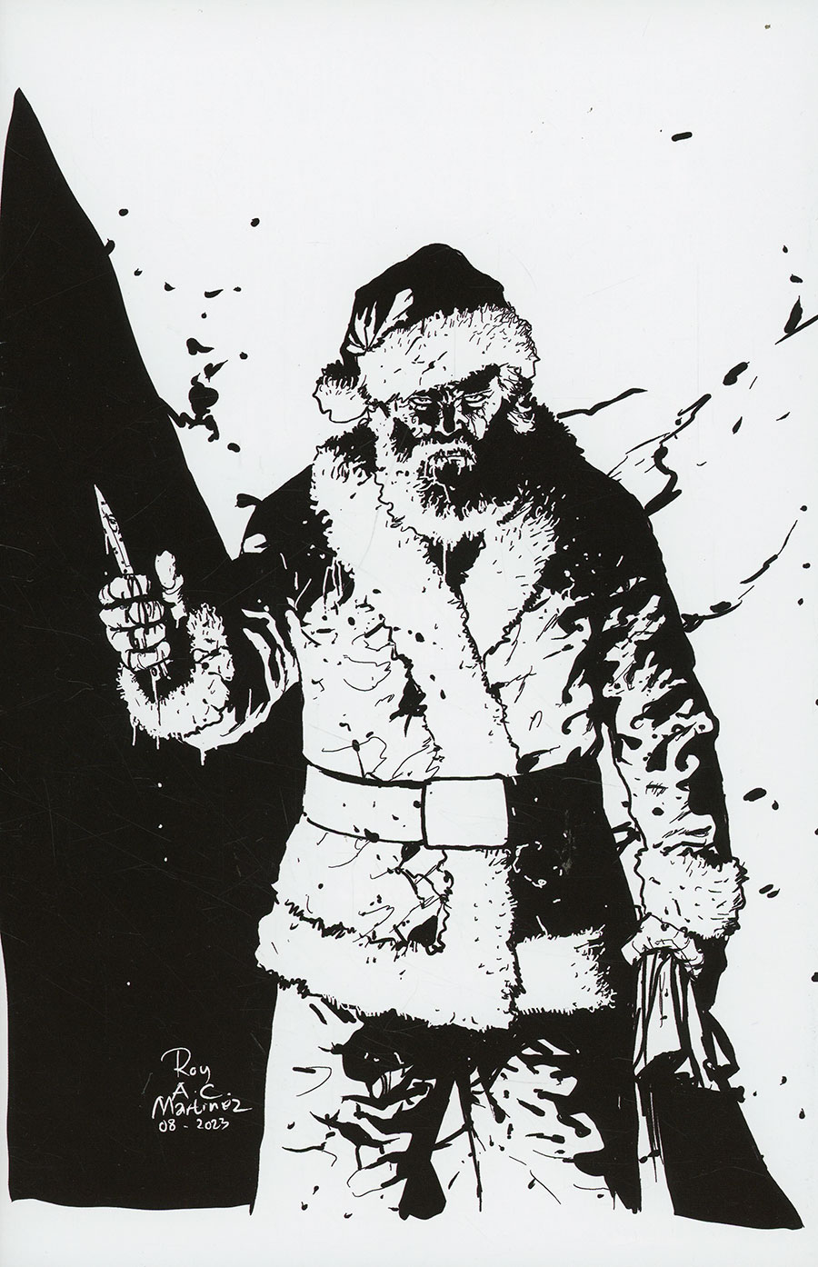Silent Night Deadly Night Killer Santa #1 Cover D Limited Edition Roy Allen Martinez Variant Cover