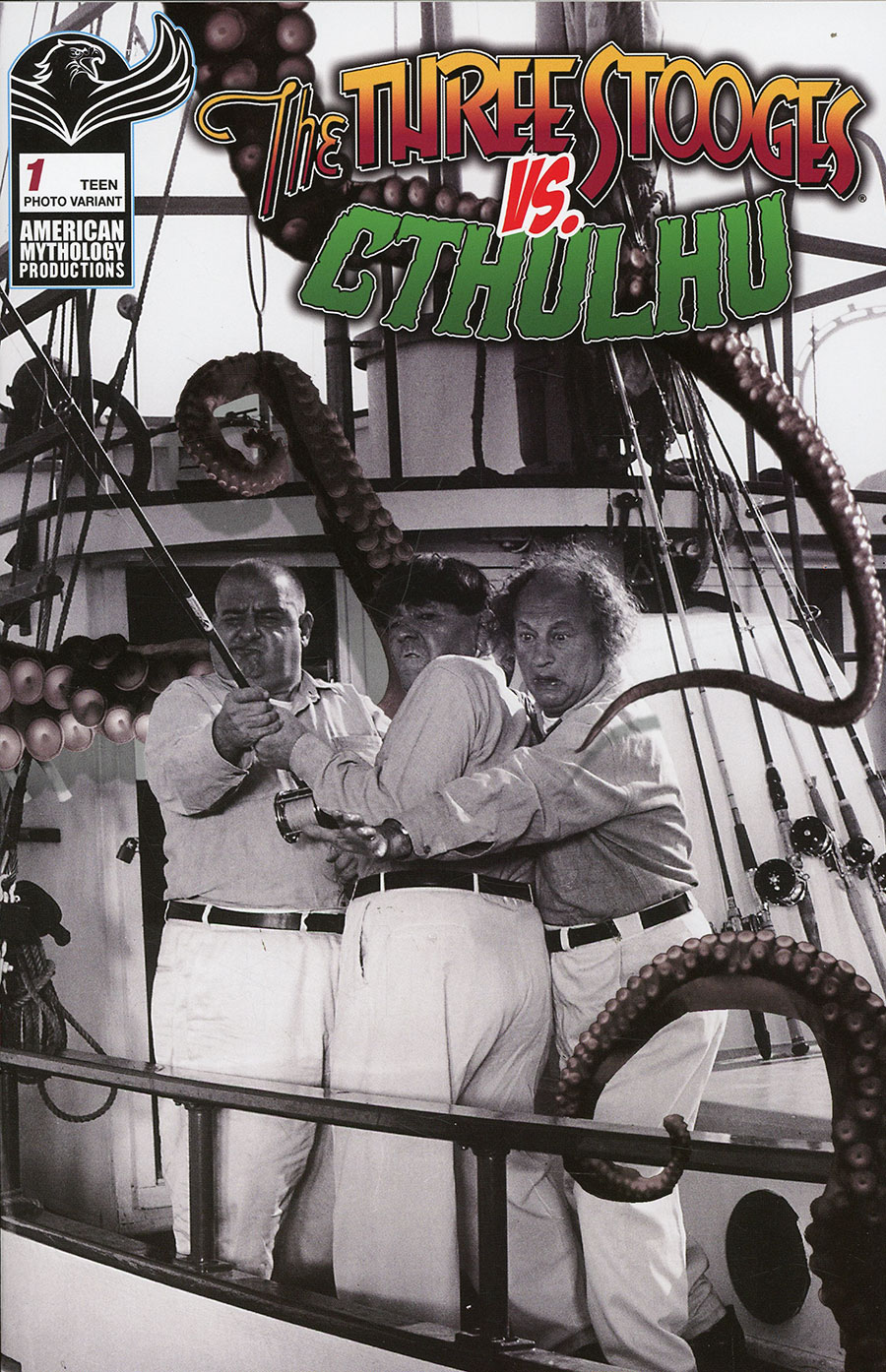 Three Stooges vs Cthulhu #1 Cover D Limited Edition Photo Variant Cover