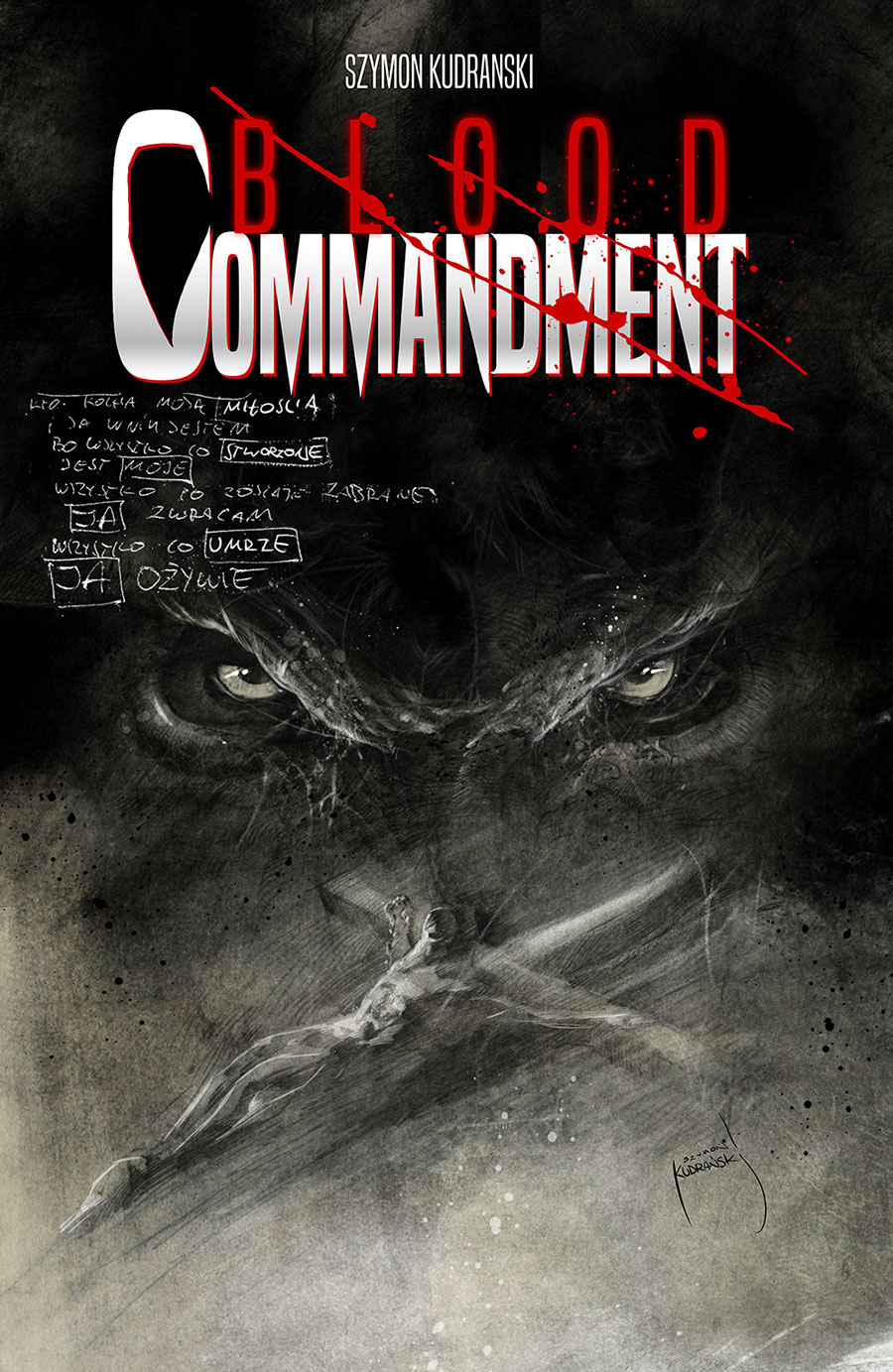 Blood Commandment #4 Cover B Variant Szymon Kudranski Cover