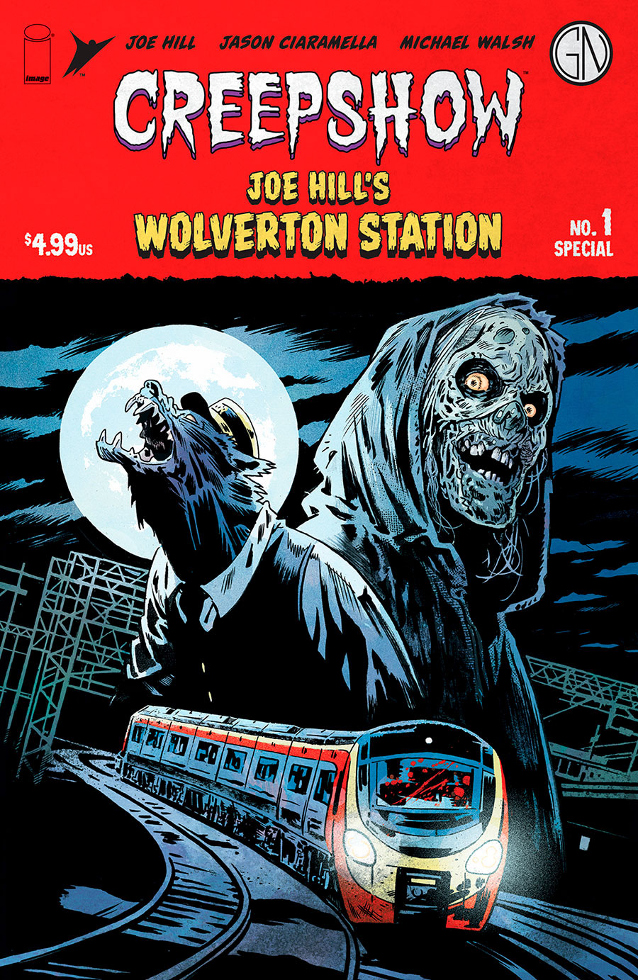 Creepshow Joe Hills Wolverton Station #1 (One Shot) Cover A Regular Michael Walsh Cover