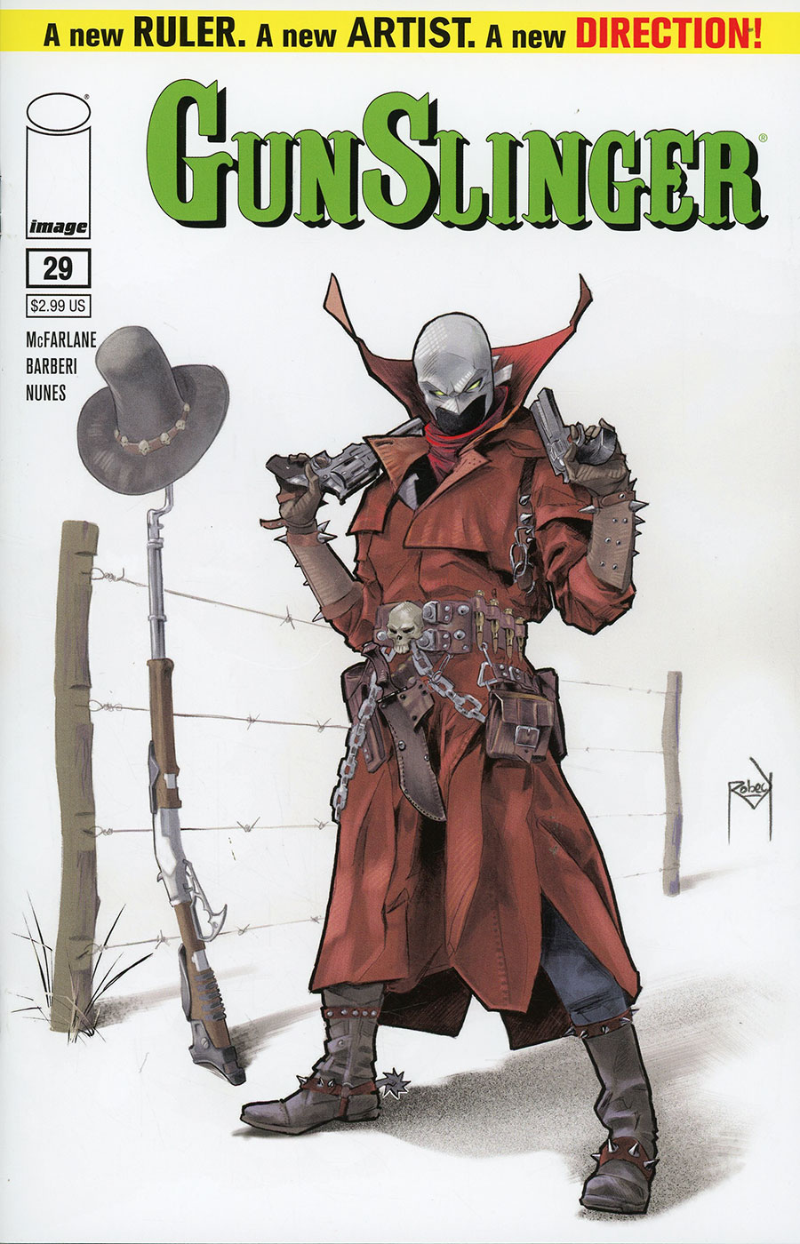 Gunslinger Spawn #29 Cover B Variant Thaddeus Robeck Cover