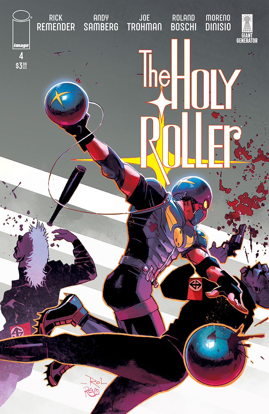 Holy Roller #4 Cover A Regular Roland Boschi & Moreno Diniso Cover
