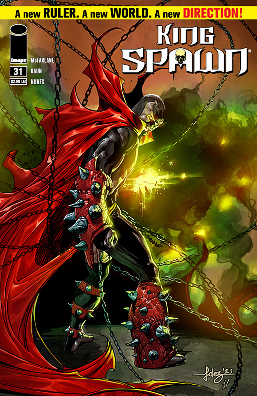 King Spawn #31 Cover A Regular Bjorn Barends Cover