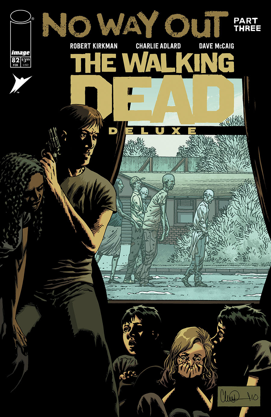 Walking Dead Deluxe #82 Cover B Variant Charlie Adlard & Dave McCaig Cover