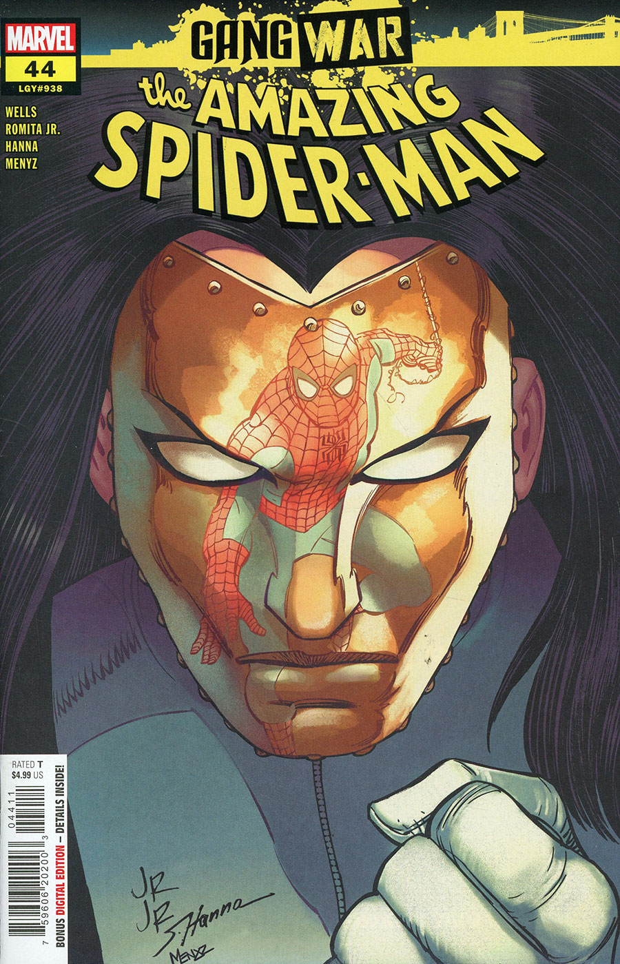 Amazing Spider-Man Vol 6 #44 Cover A Regular John Romita Jr Cover (Gang War Tie-In)