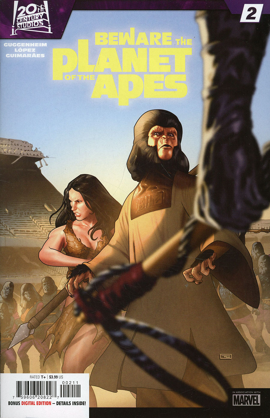 Beware The Planet Of The Apes #2 Cover A Regular Taurin Clarke Cover