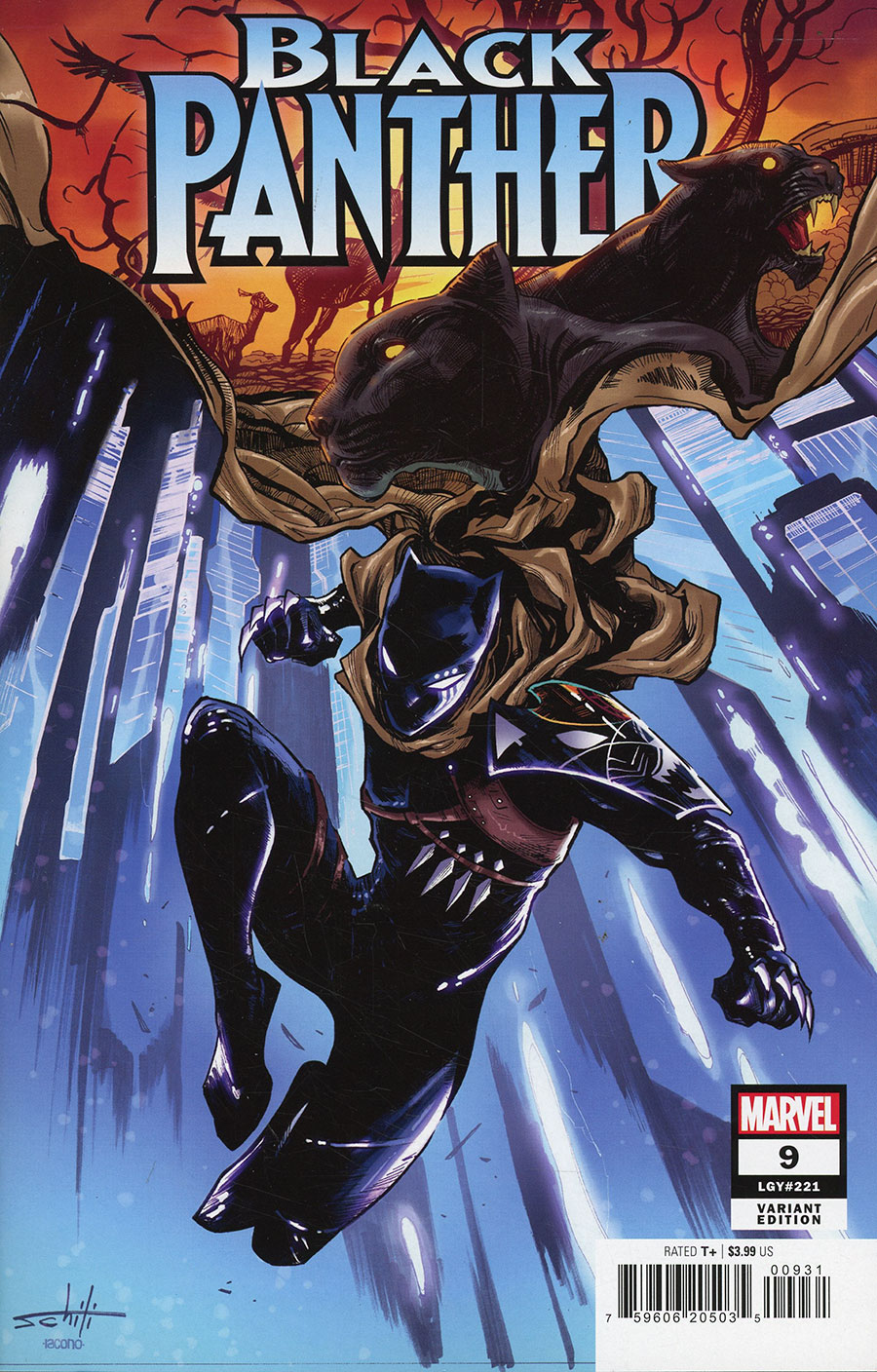 Black Panther Vol 9 #9 Cover C Variant Valerio Schiti Stormbreakers Cover