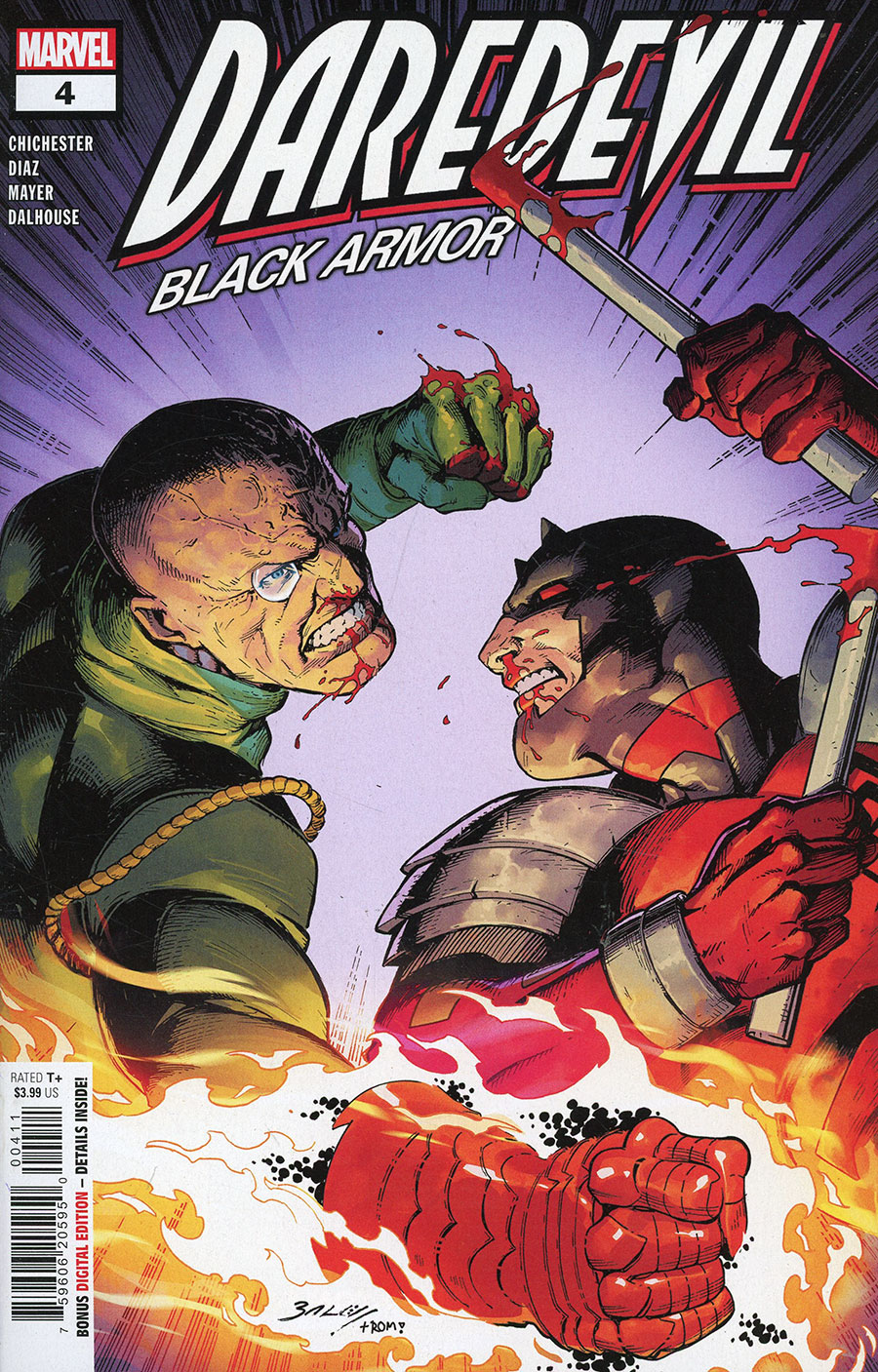 Daredevil Black Armor #4 Cover A Regular Mark Bagley Cover