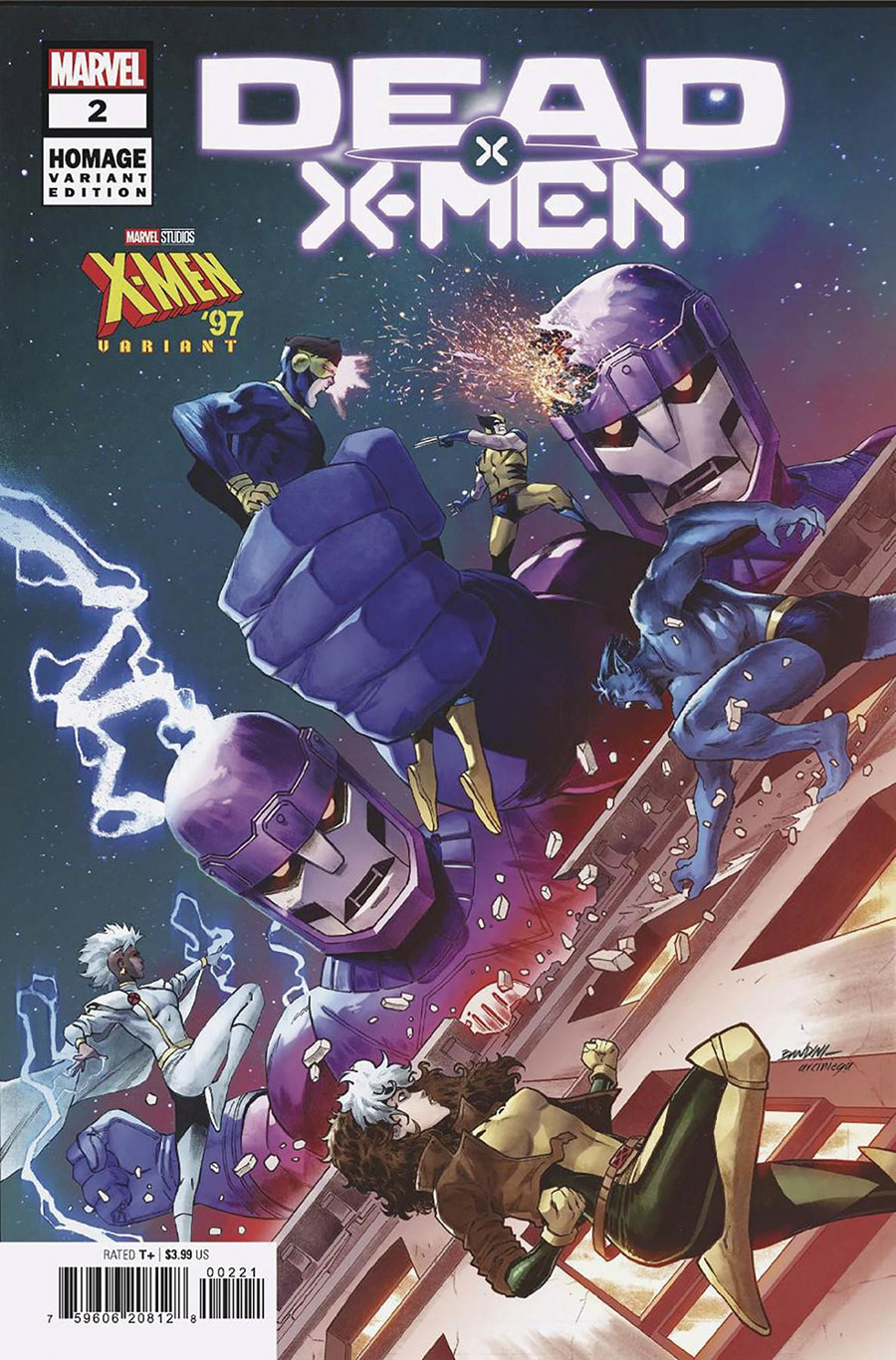 Dead X-Men #2 Cover B Variant Michele Bandini X-Men 97 Homage Cover