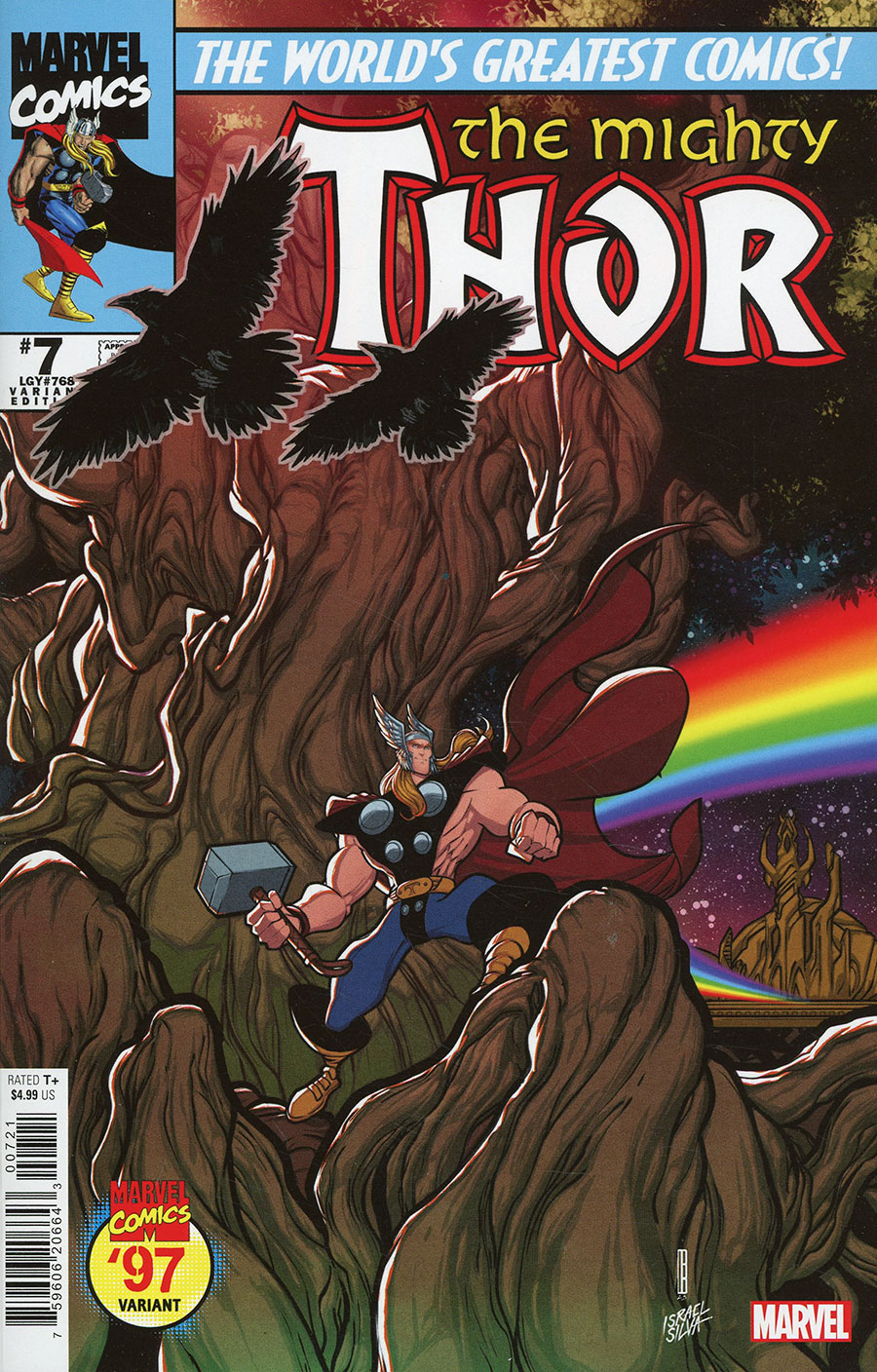 Immortal Thor #7 Cover B Variant David Baldeon Marvel 97 Cover