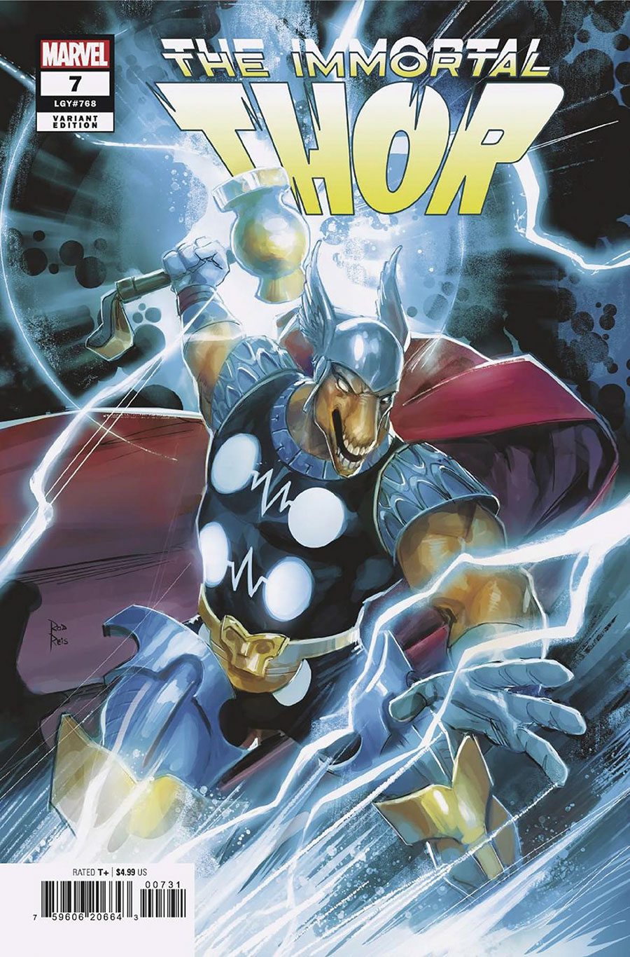 Immortal Thor #7 Cover C Variant Rod Reis Cover