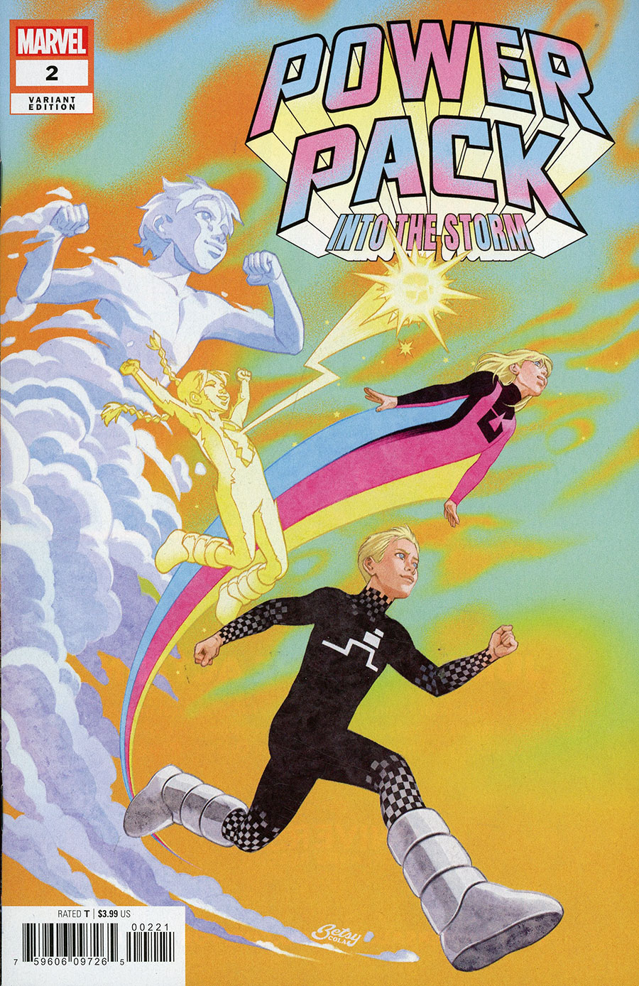 Power Pack Into The Storm #2 Cover B Variant Betsy Cola Cover