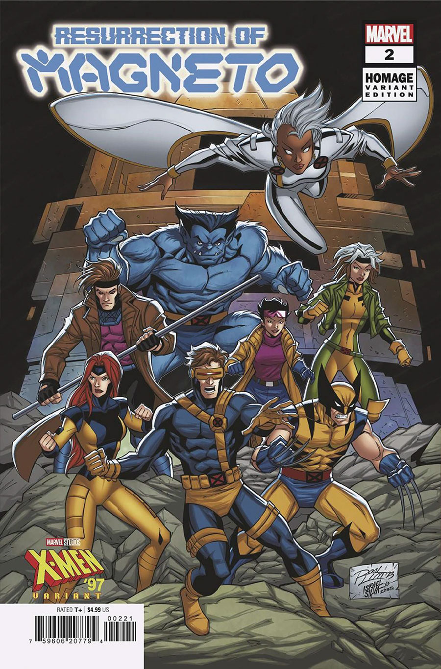 Resurrection Of Magneto #2 Cover B Variant Ron Lim X-Men 97 Homage Cover