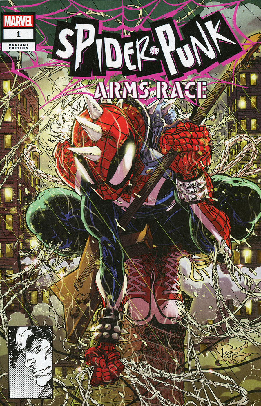 Spider-Punk Arms Race #1 Cover D Variant Kaare Andrews Cover (Limit 1 Per Customer)