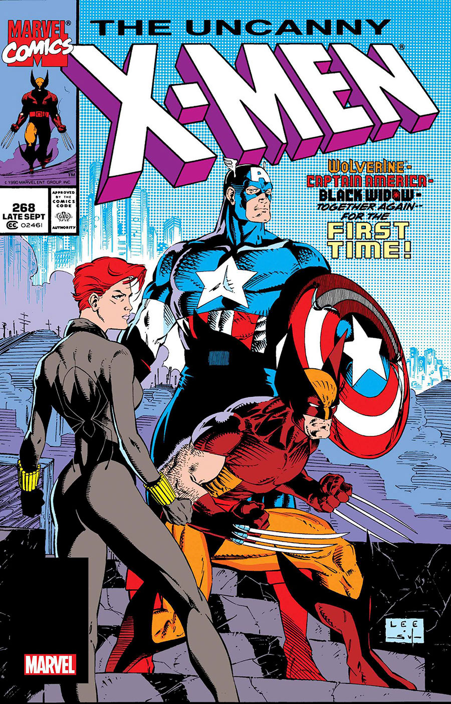 Uncanny X-Men #268 Cover D Fascimile Edition Variant Jim Lee Foil Cover