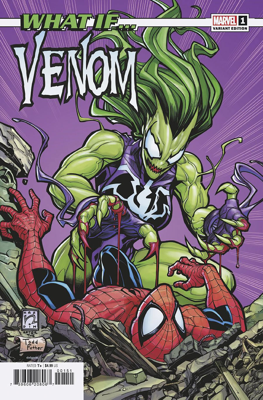 What If Venom #1 Cover C Variant Chad Hardin Homage Cover
