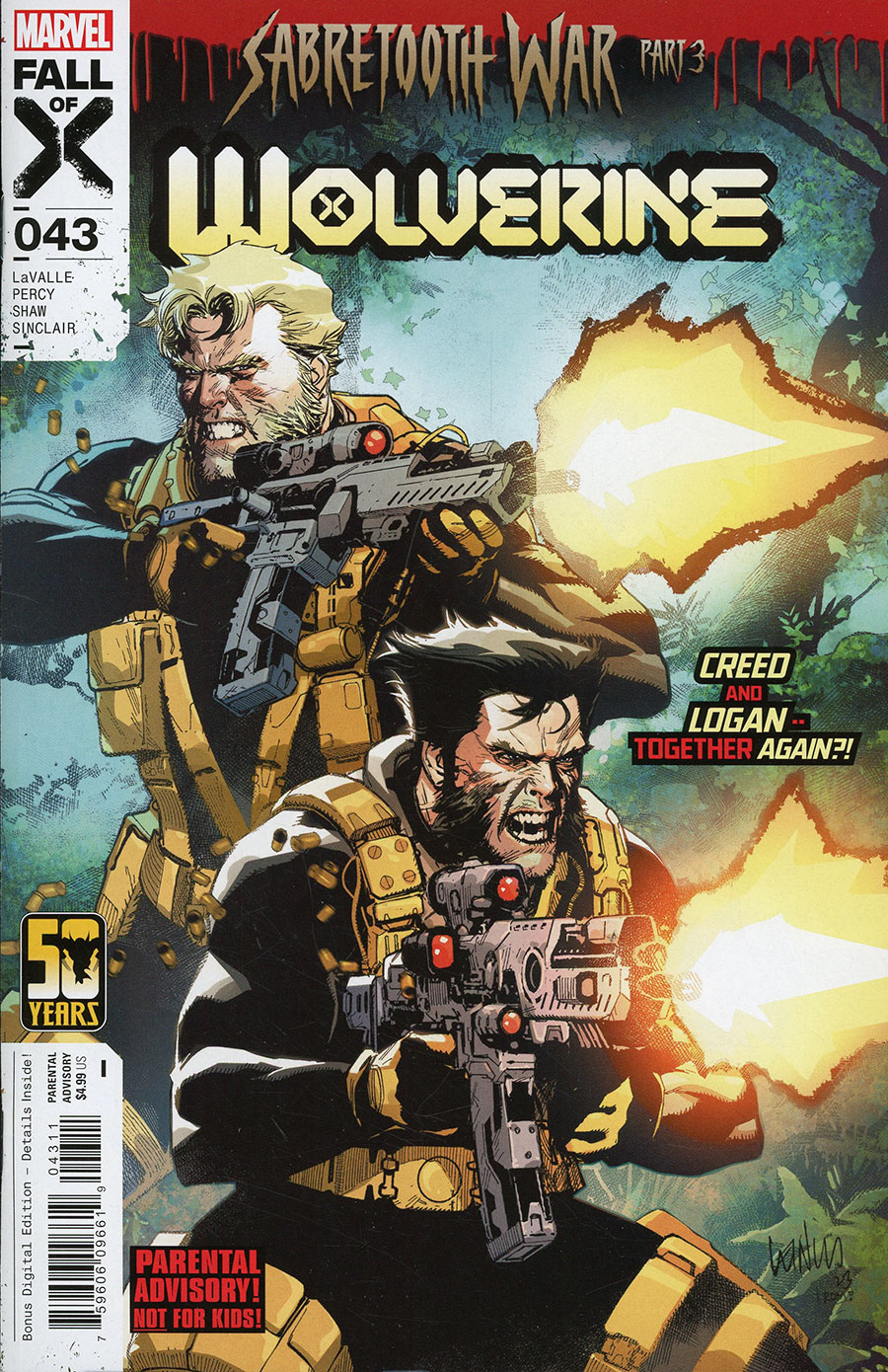 Wolverine Vol 7 #43 Cover A Regular Leinil Francis Yu Cover