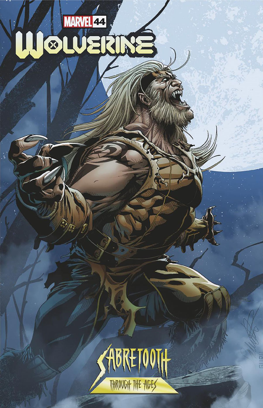 Wolverine Vol 7 #44 Cover B Variant Salvador Larroca Sabretooth Through The Ages Cover