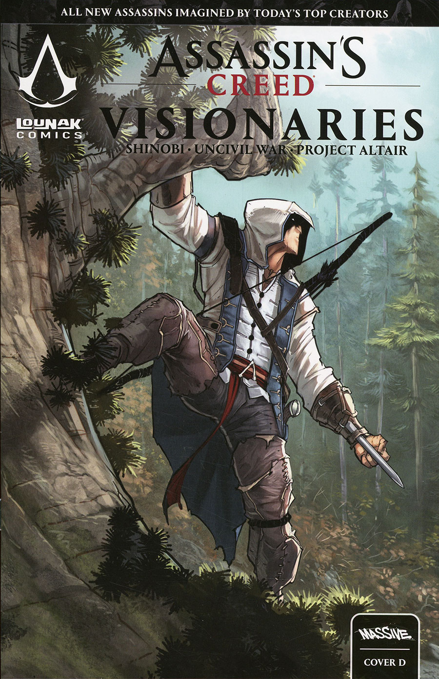Assassins Creed Visionaries Presents Shinobi & Uncivil War #1 (One Shot) Cover D Variant Patrick Boutin Gagne Altair Cover