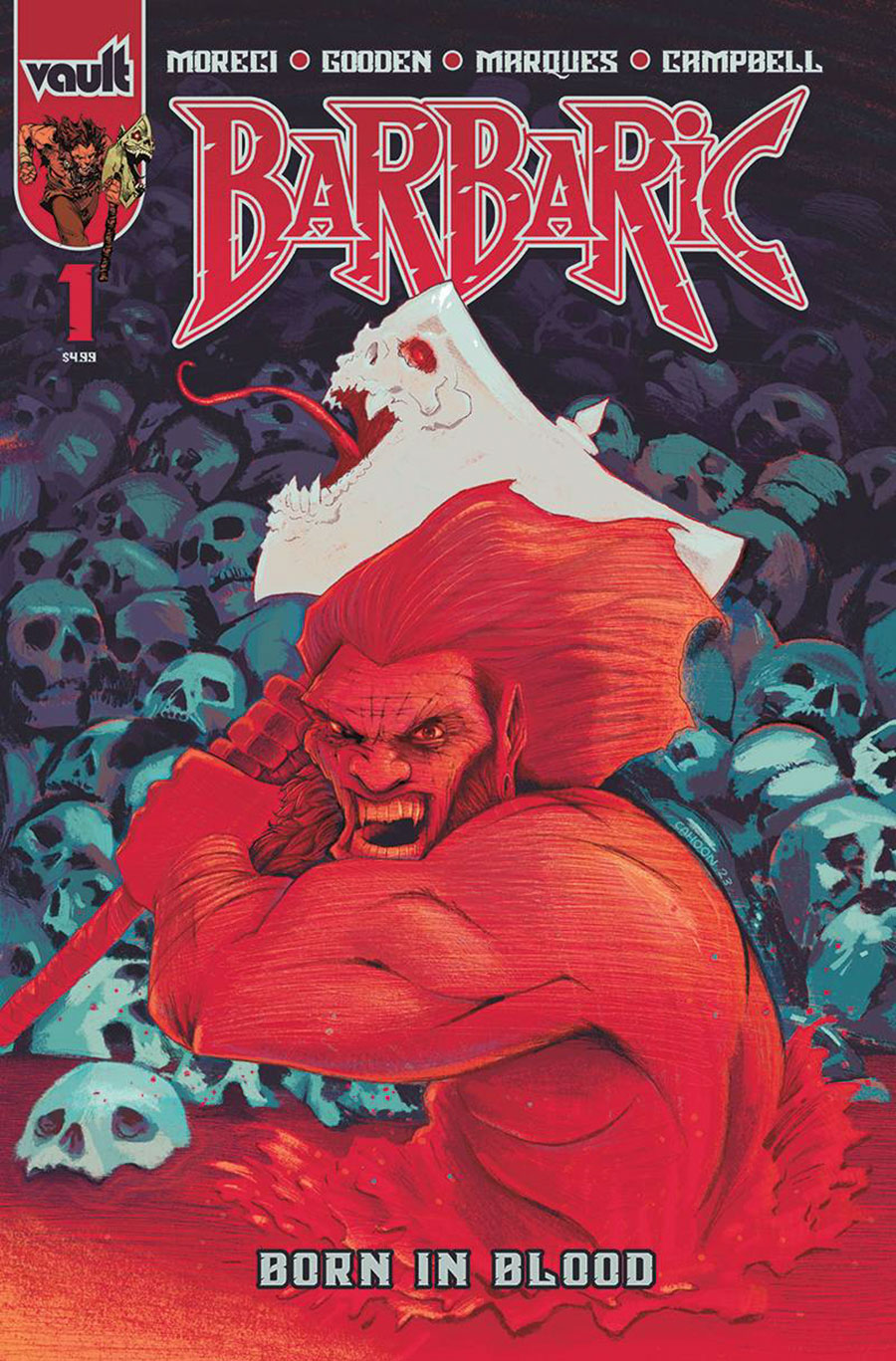 Barbaric Born In Blood #1 Cover C Variant Adam Cahoon Premium Cover