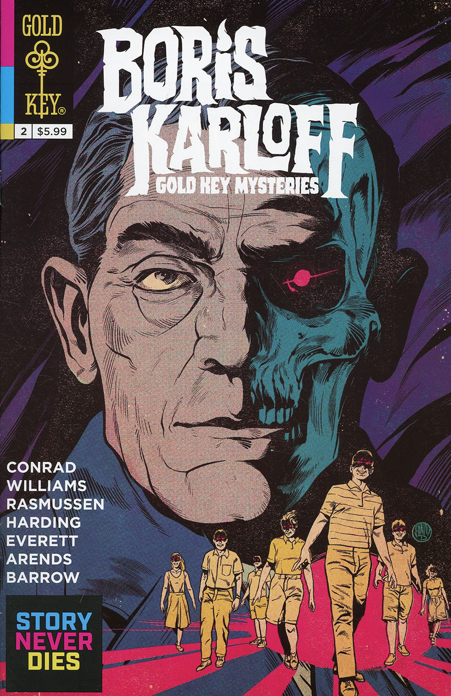 Boris Karloffs Gold Key Mysteries #2 Cover A Regular Johnny Dombrowski Cover