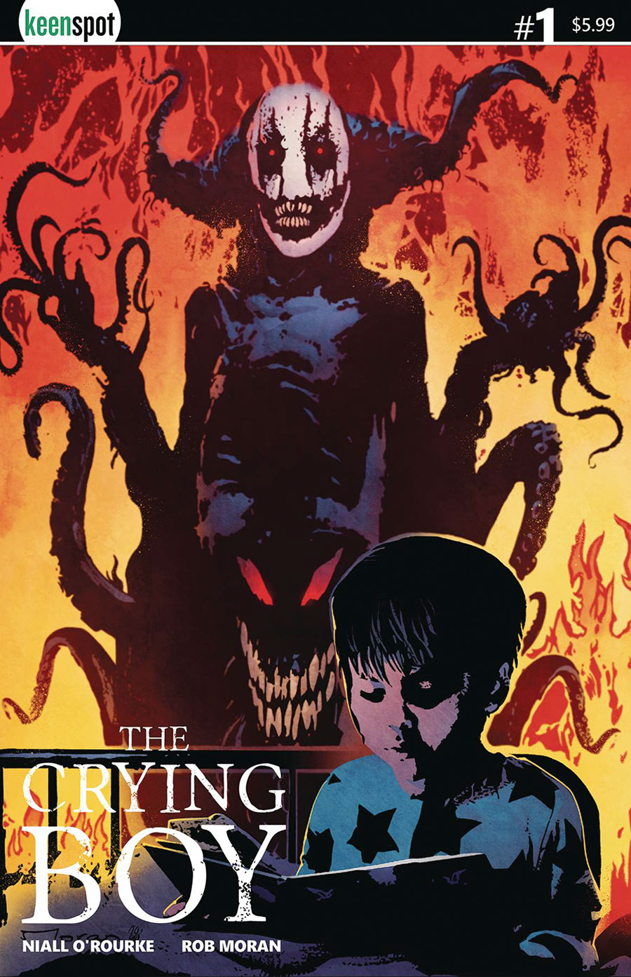 Crying Boy #1 Cover B Variant Rob Moran Cover