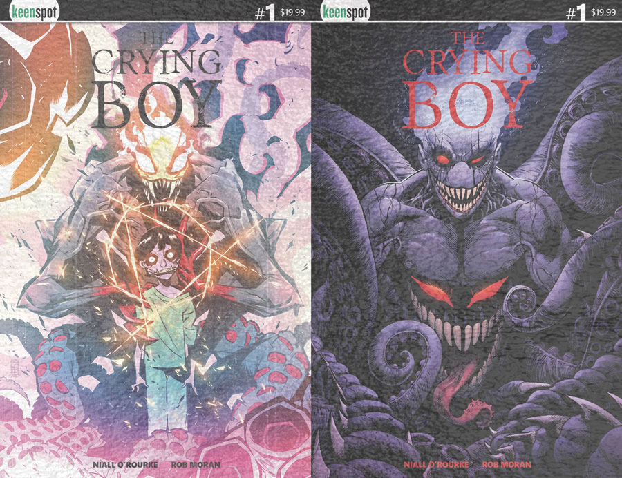 Crying Boy #1 Cover H Variant Kim Jacinto & Stephen Scott Holofoil Flip Cover