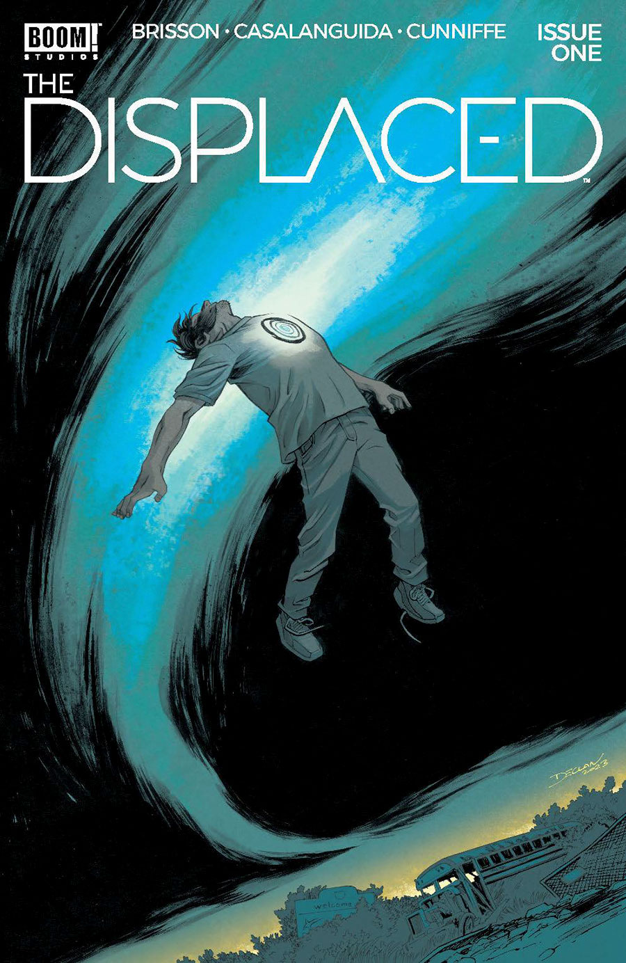 Displaced #1 Cover B Variant Declan Shalvey Cover