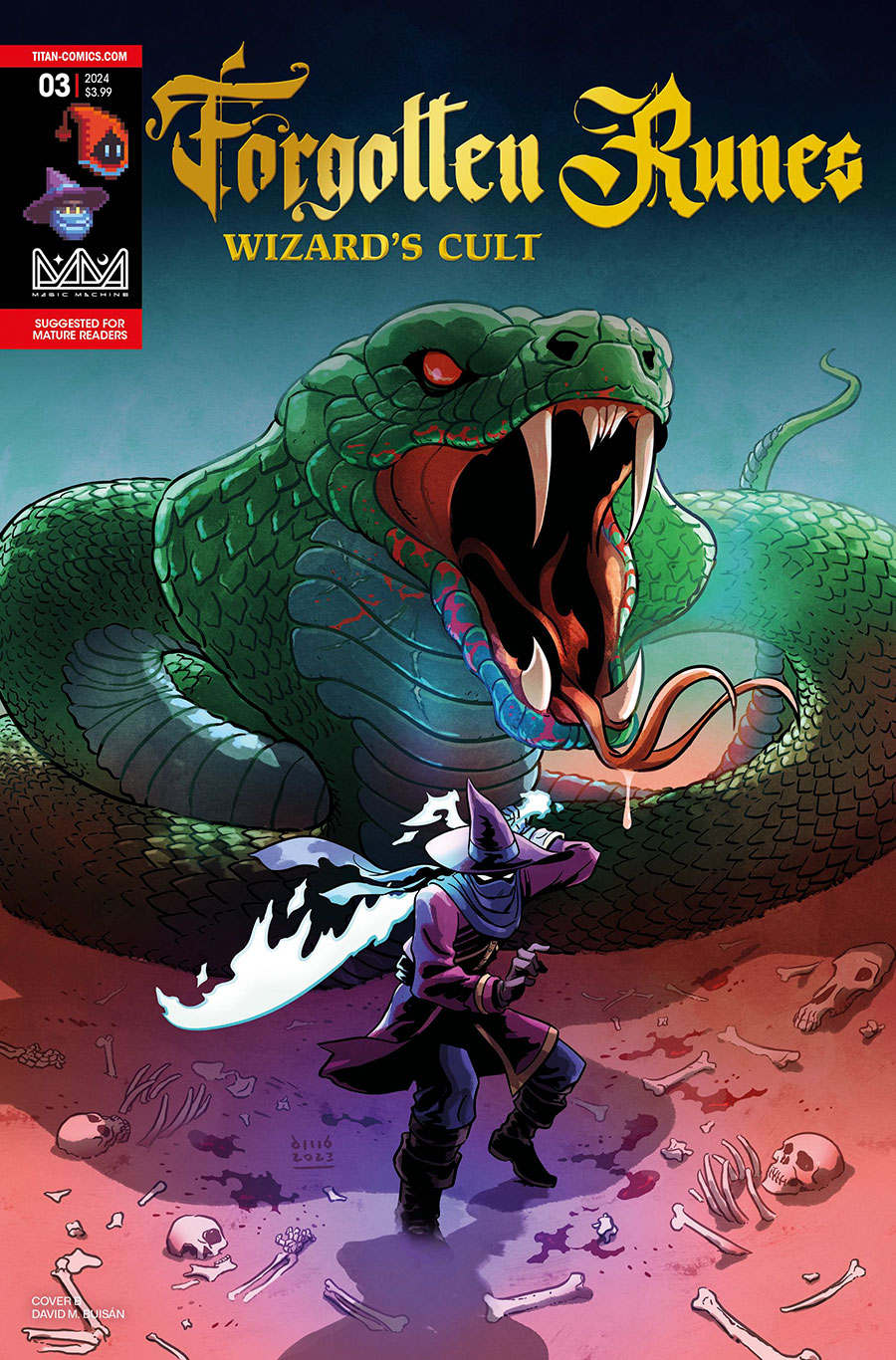 Forgotten Runes Wizards Cult #3 Cover B Variant David Buisan Cover