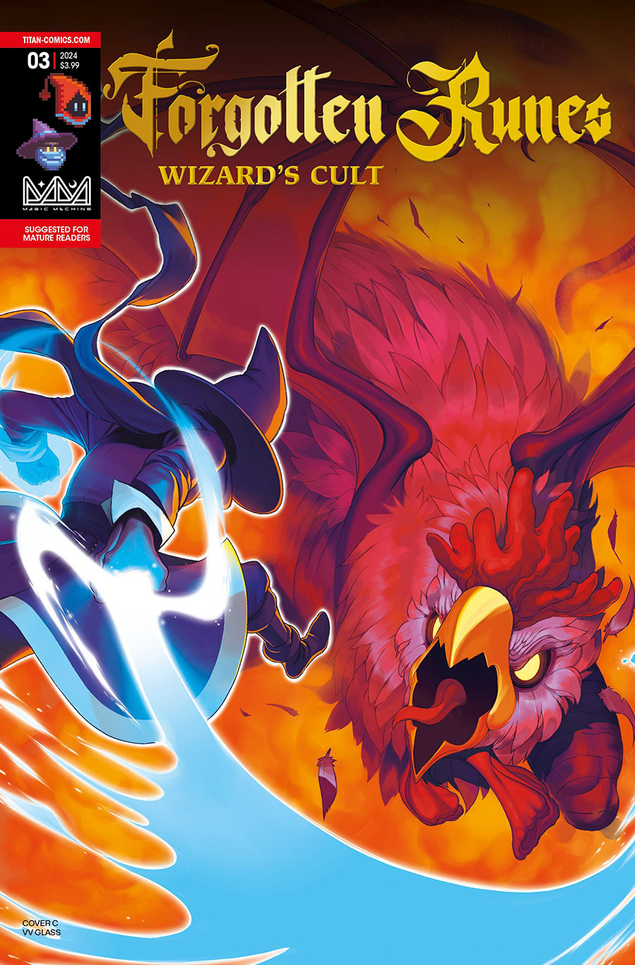 Forgotten Runes Wizards Cult #3 Cover C Variant VV Glass Cover