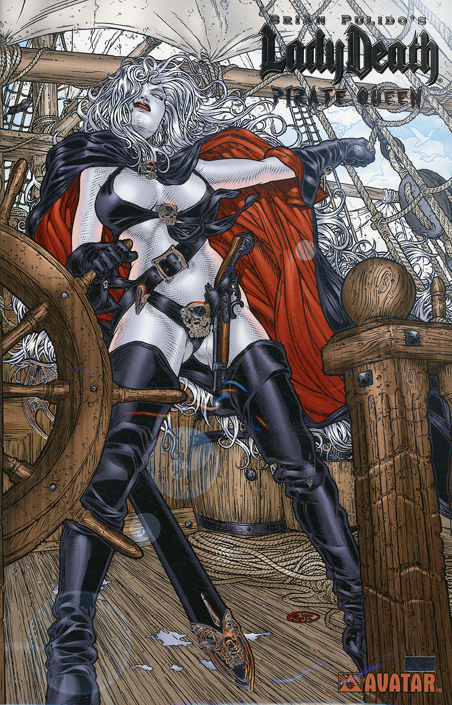 Lady Death Conquest Platinum Foil Covers Bag Set (3-Count)