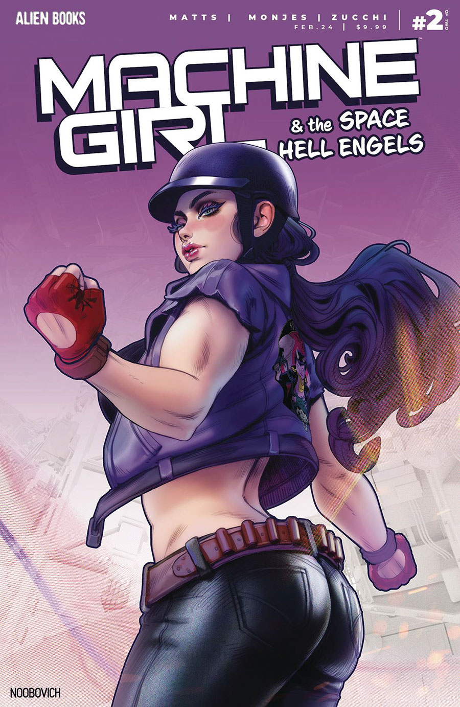 Machine Girl And The Space Hell Engels #2 Cover A Regular Noobovich Cover