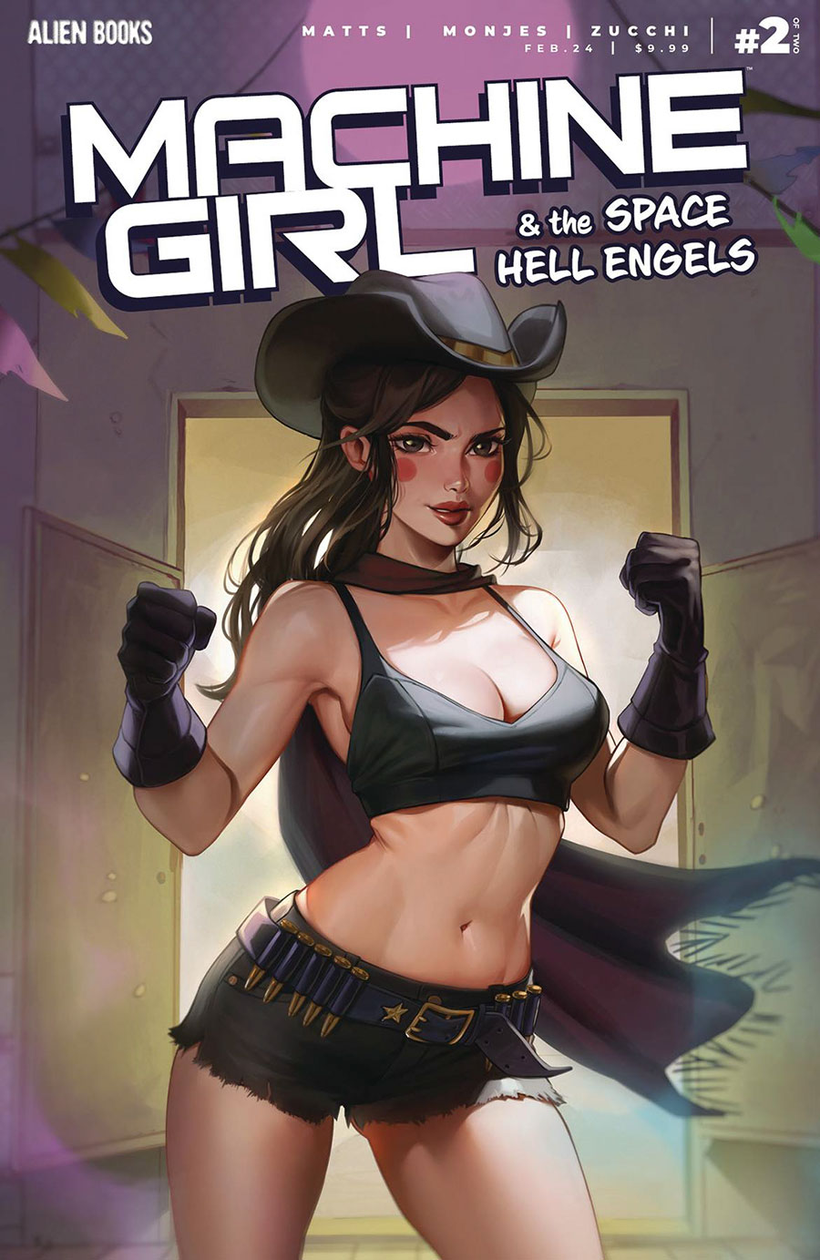 Machine Girl And The Space Hell Engels #2 Cover B Variant Eva Solo Cover