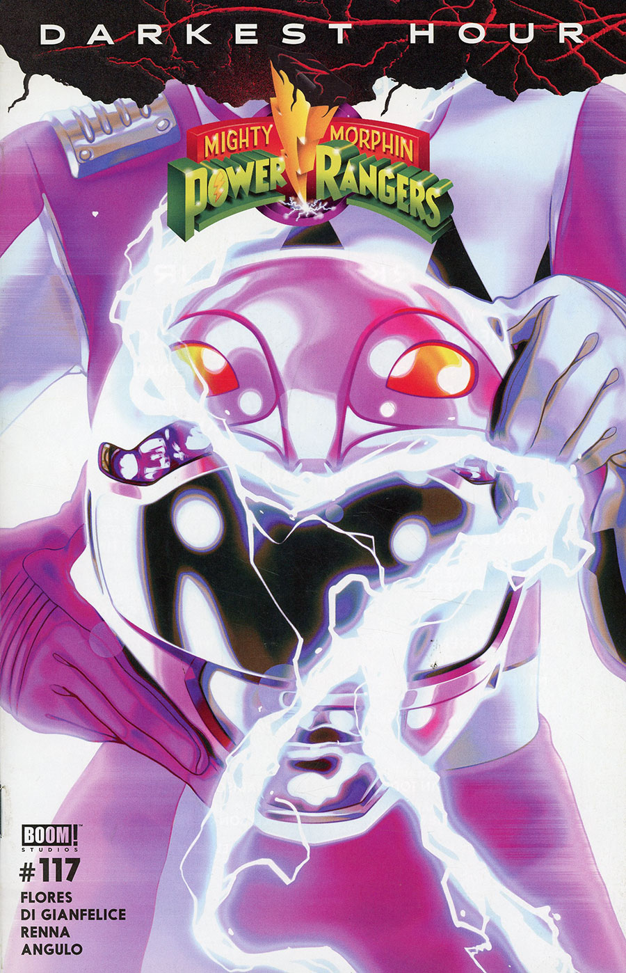 Mighty Morphin Power Rangers (BOOM Studios) #117 Cover C Variant Goni Montes Helmet Cover