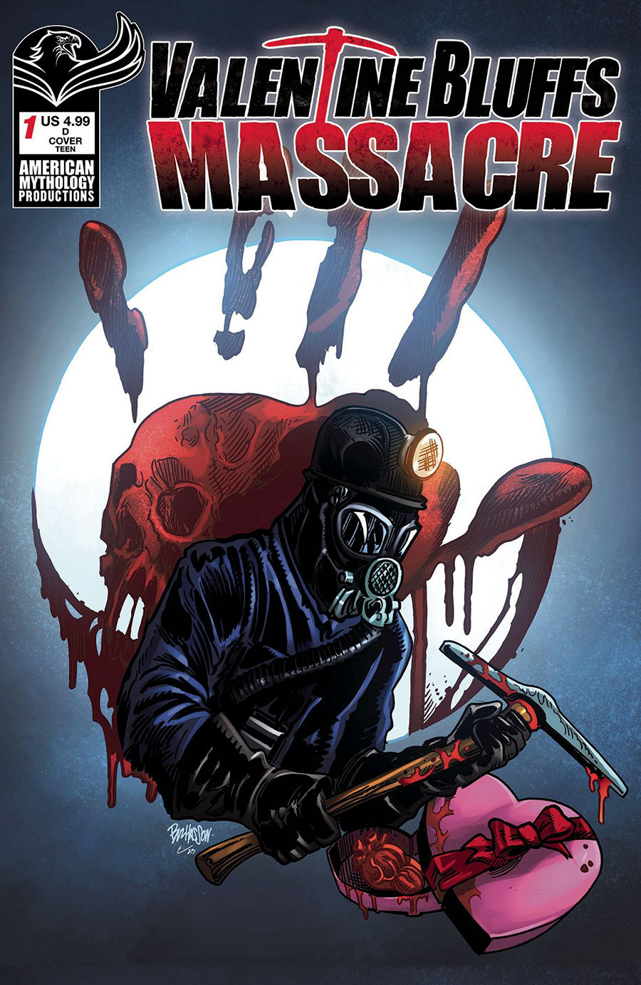 Valentine Bluffs Massacre #1 Cover D Variant Buz Hasson Cover