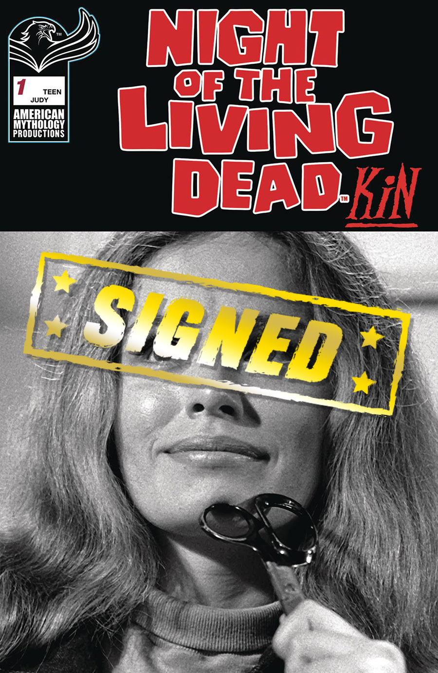 Night Of The Living Dead Kin #1 Cover M Limited Edition Judy Photo Variant Cover Signed By Signed By Judith Ridley