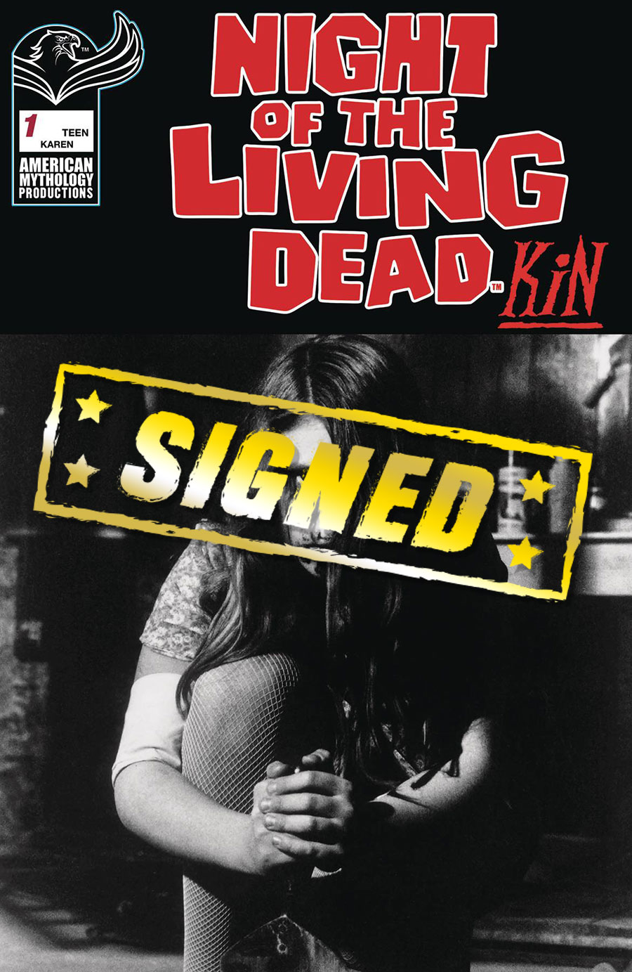 Night Of The Living Dead Kin #1 Cover O Limited Edition Karen Photo Variant Cover Signed By Kyra Schon