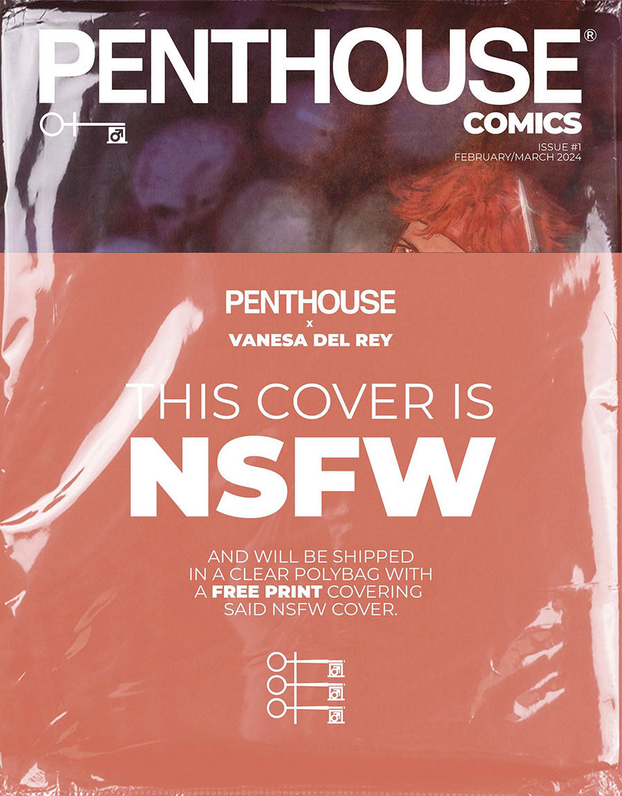 Penthouse Comics #1 Cover G Variant Vanesa Del Rey NSFW Polybag Cover With Polybag