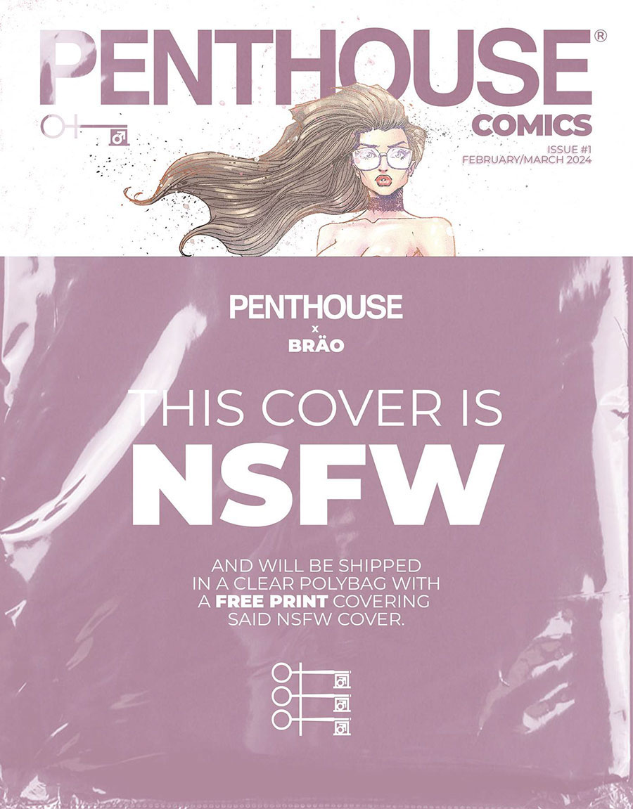 Penthouse Comics #1 Cover H Variant Brao NSFW Polybag Cover With Polybag