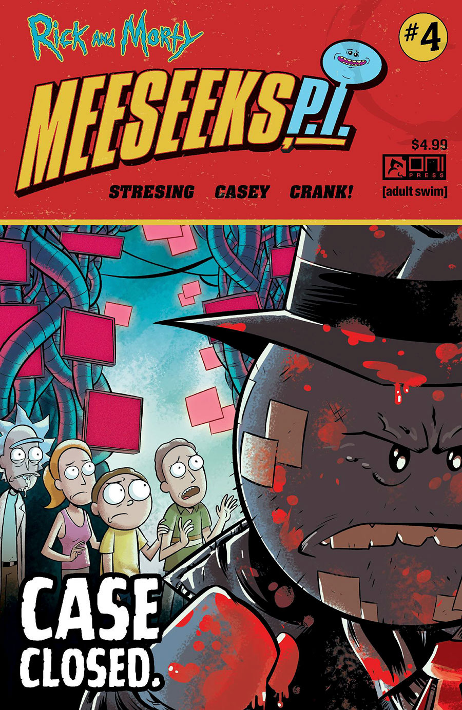 Rick And Morty Meeseeks PI #4 Cover A Regular Fred C Stresing Cover