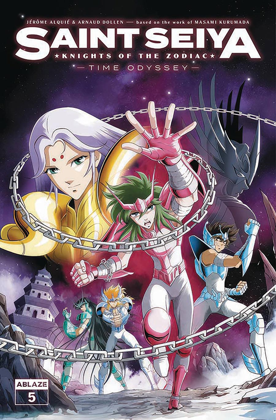 Saint Seiya Knights Of The Zodiac Time Odyssey #5 Cover C Variant Jerome Alquie Cover