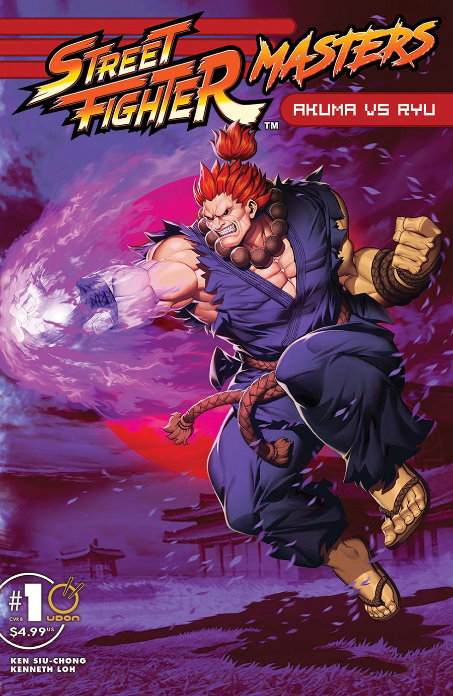 Street Fighter Masters Akuma vs Ryu #1 (One Shot) Cover C Variant Genzoman Akuma Cover